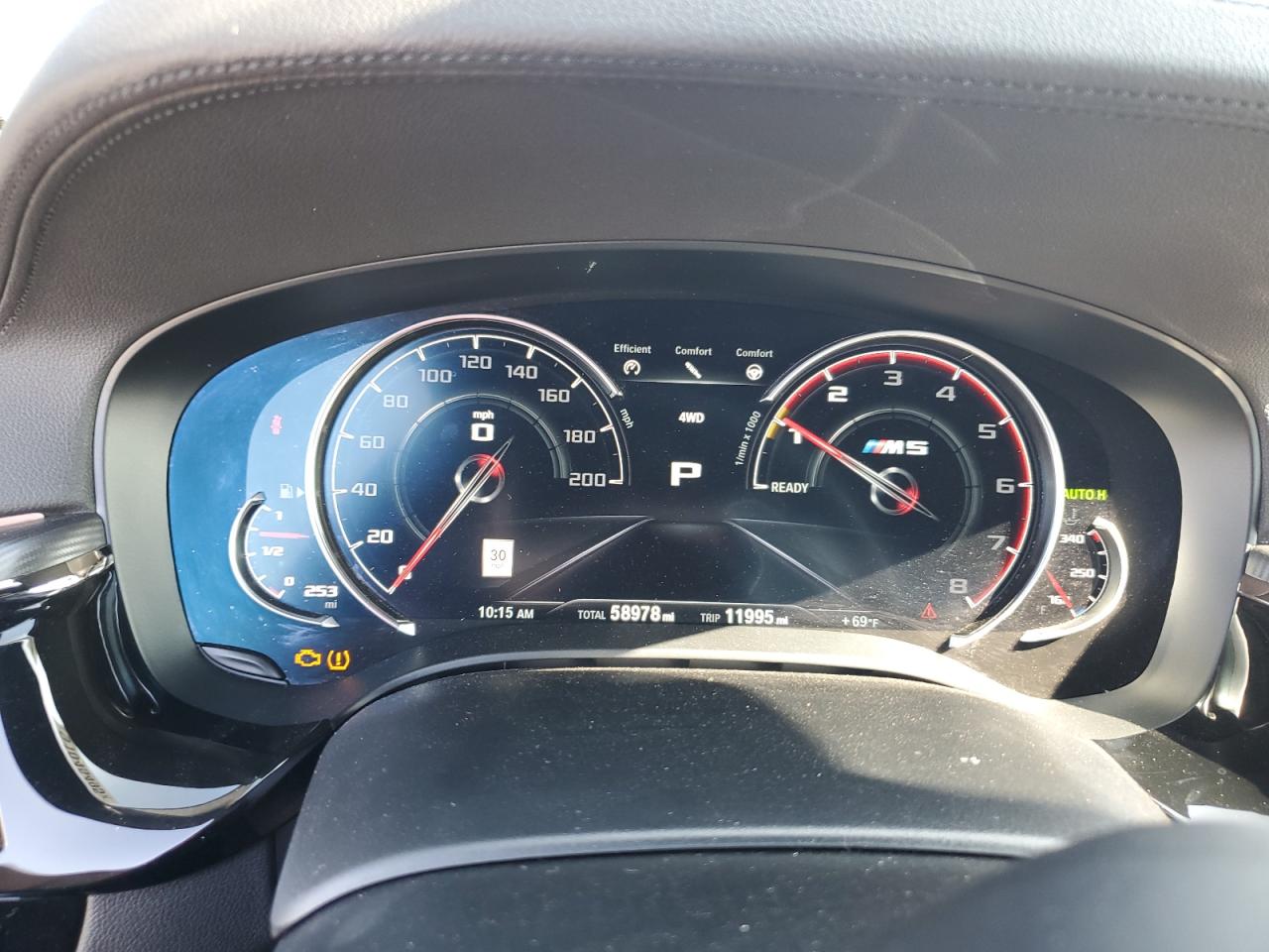 2019 BMW M5 VIN: WBSJF0C57KB284589 Lot: 91045495