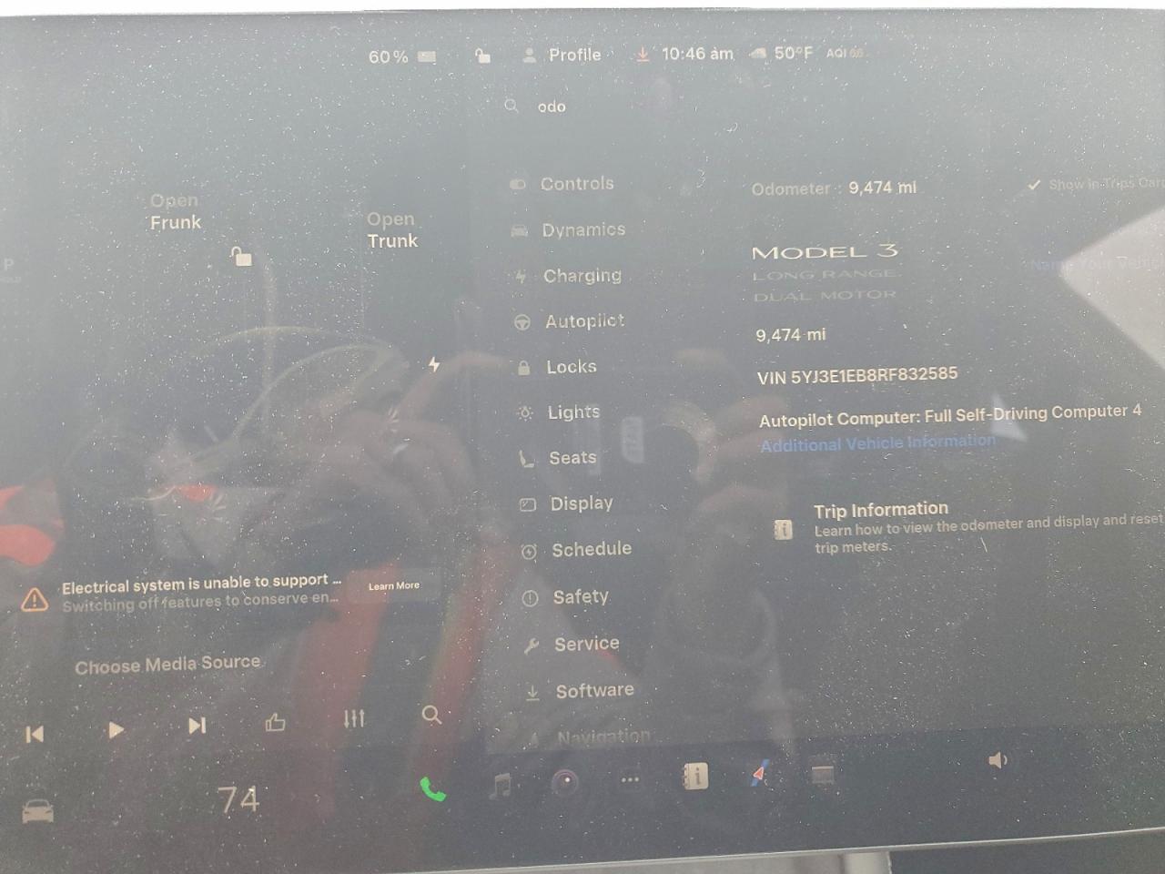 2024 Tesla Model 3 VIN: 5YJ3E1EB8RF832585 Lot: 93904305