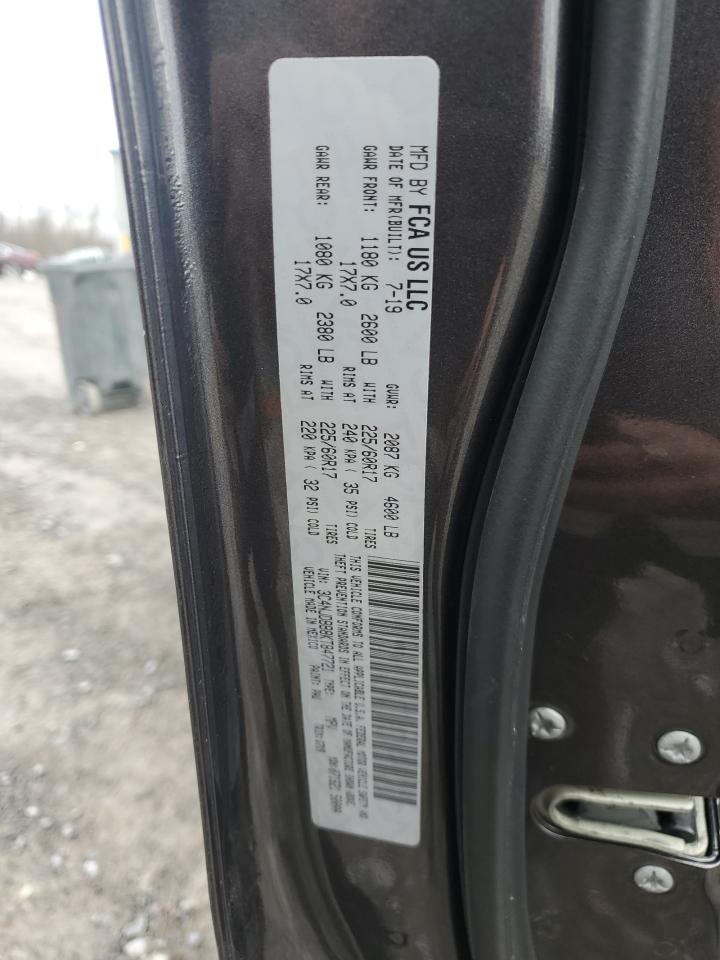 2019 Jeep Compass Latitude VIN: 3C4NJDBB8KT847721 Lot: 92528105