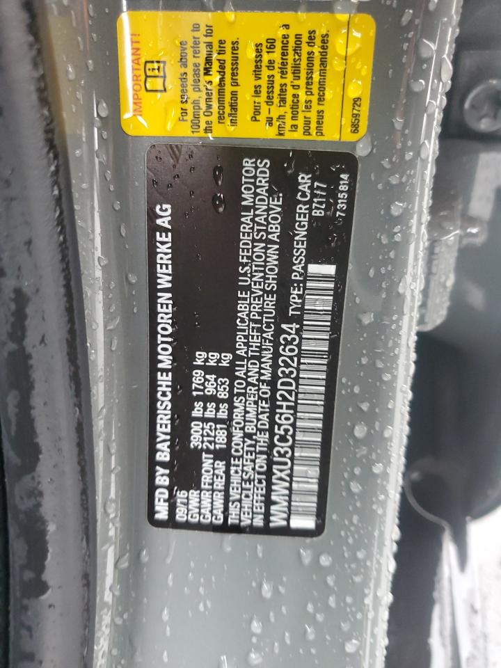 2017 Mini Cooper S VIN: WMWXU3C56H2D32634 Lot: 92745675