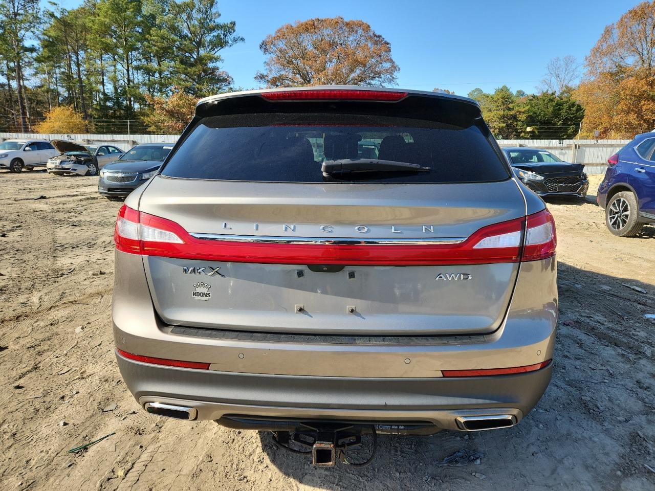 2016 Lincoln Mkx Reserve VIN: 2LMTJ8LR2GBL43517 Lot: 92486965