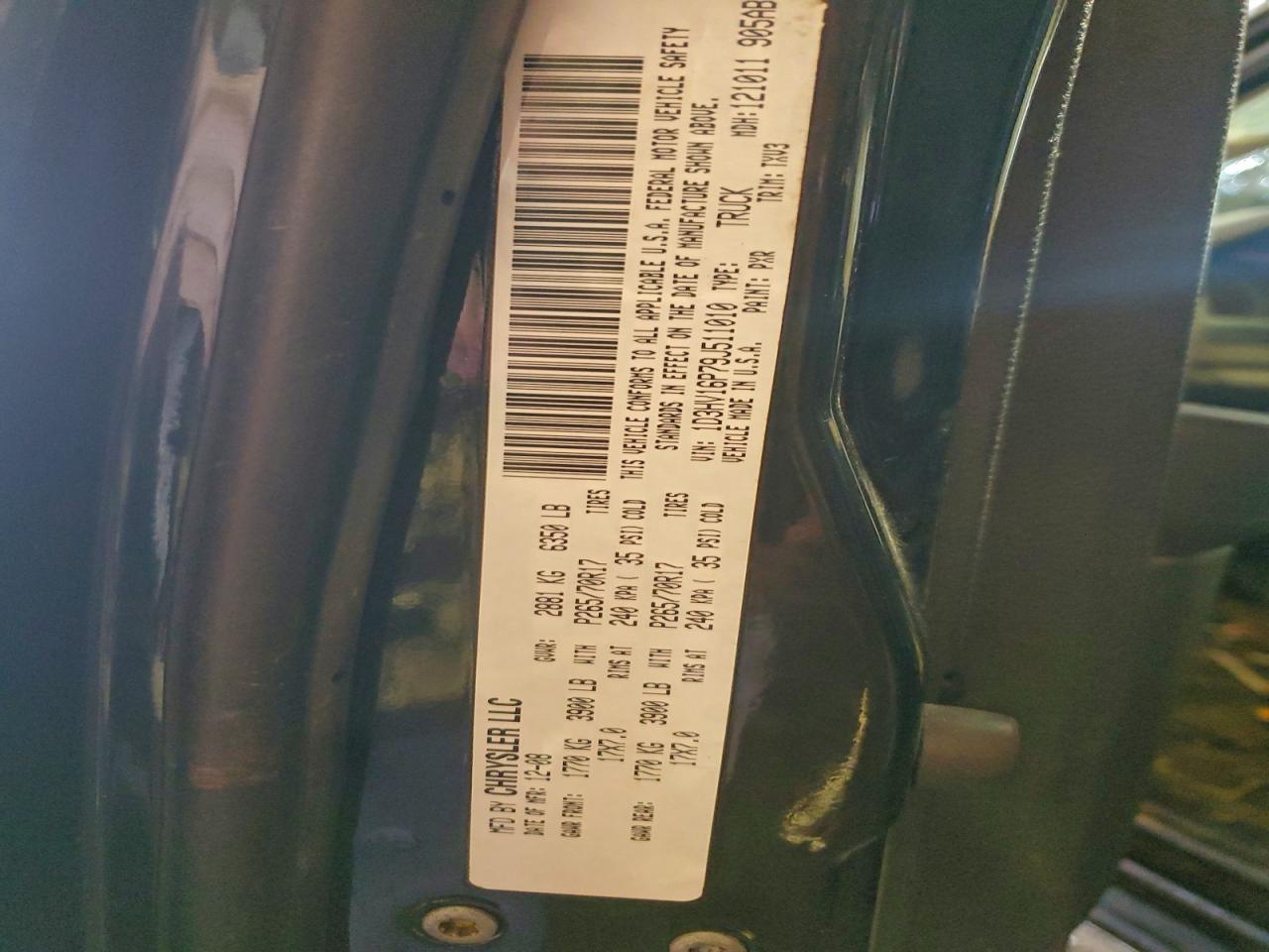 2009 Dodge Ram 1500 VIN: 1D3HV16P79J511010 Lot: 94169265