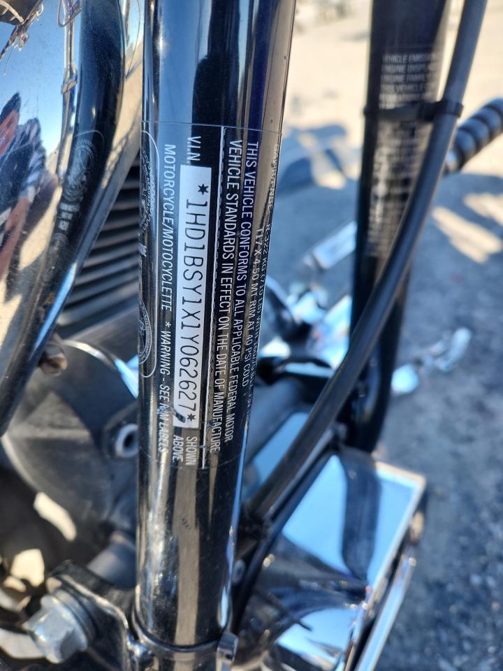 2001 Harley-Davidson Fxstd VIN: 1HD1BSY1X1Y062627 Lot: 91663135