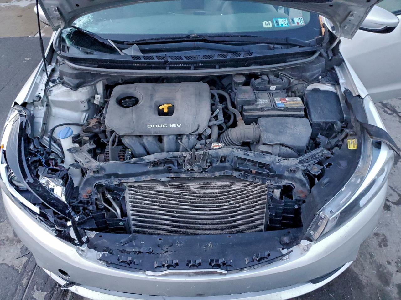 2017 Kia Forte Lx VIN: 3KPFK4A74HE046120 Lot: 93944245