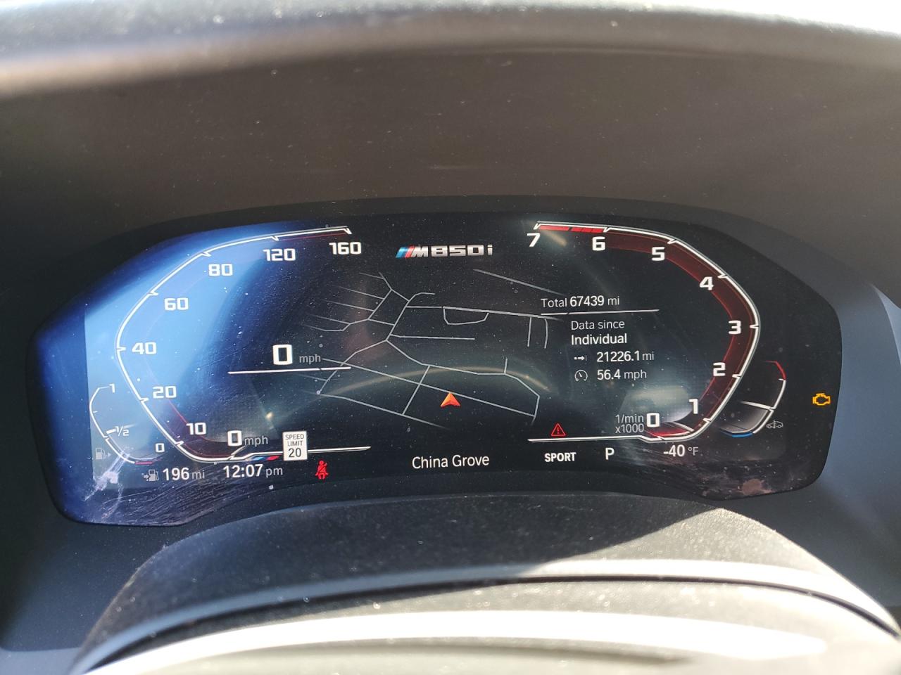 2020 BMW M850Xi VIN: WBAGV8C04LCE23015 Lot: 91130495