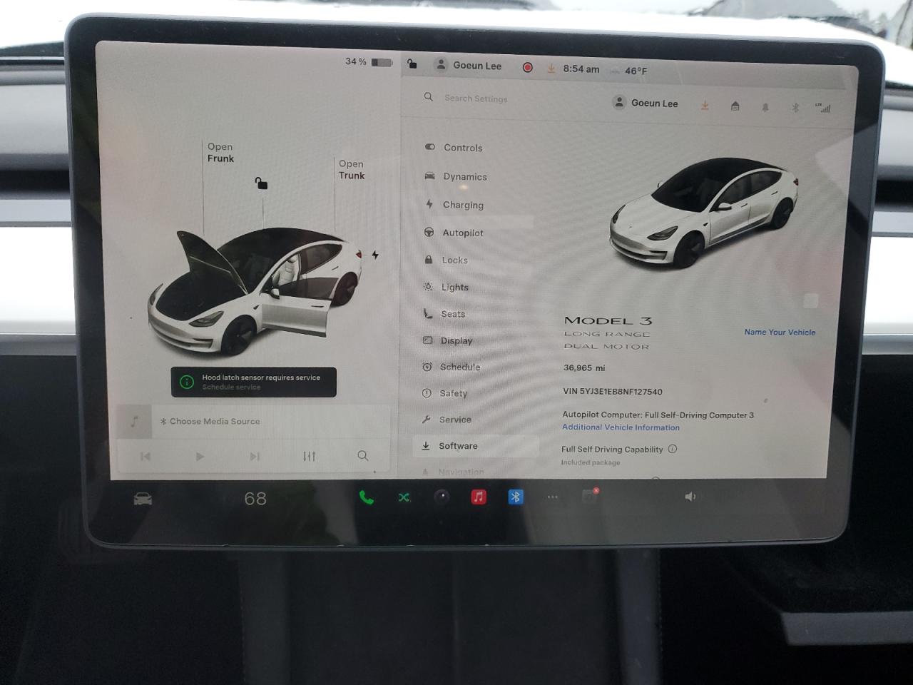 2022 Tesla Model 3 VIN: 5YJ3E1EB8NF127540 Lot: 91698075