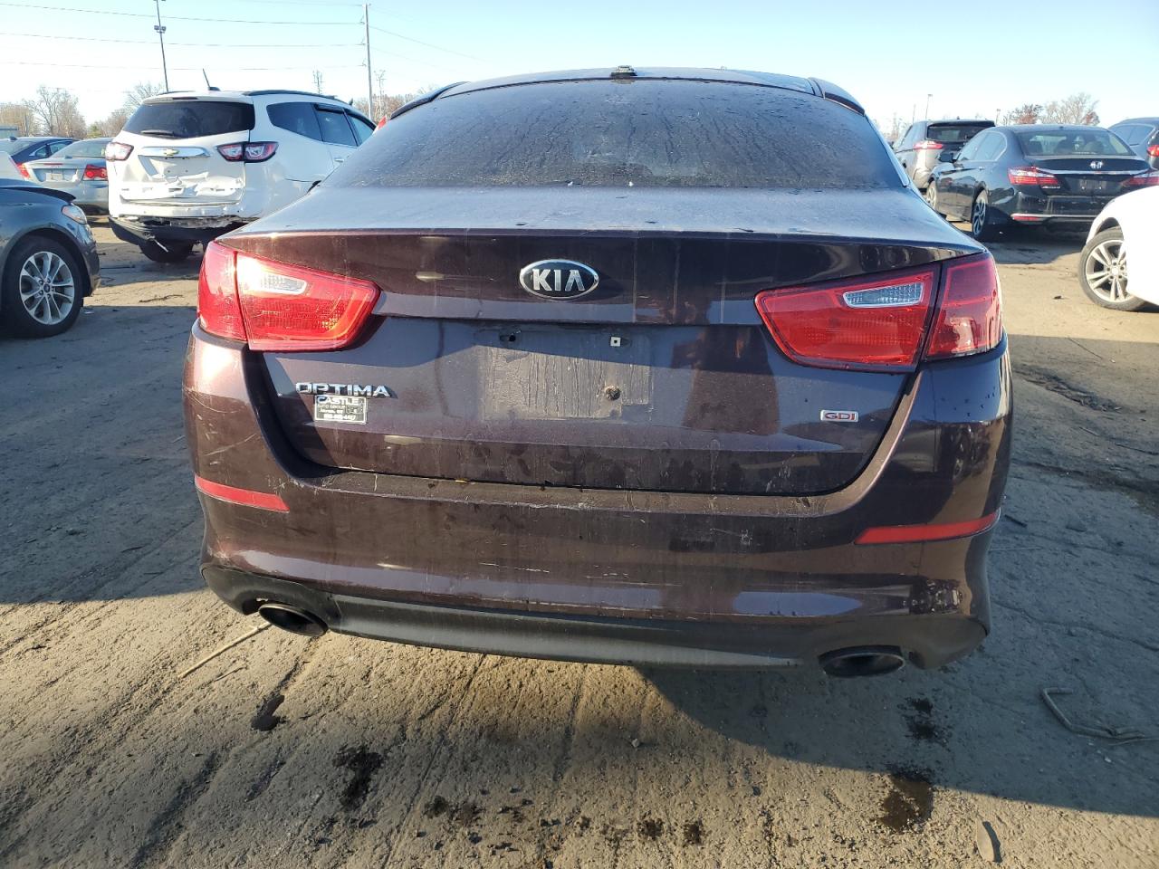 2014 Kia Optima Lx VIN: 5XXGM4A71EG285268 Lot: 92253595