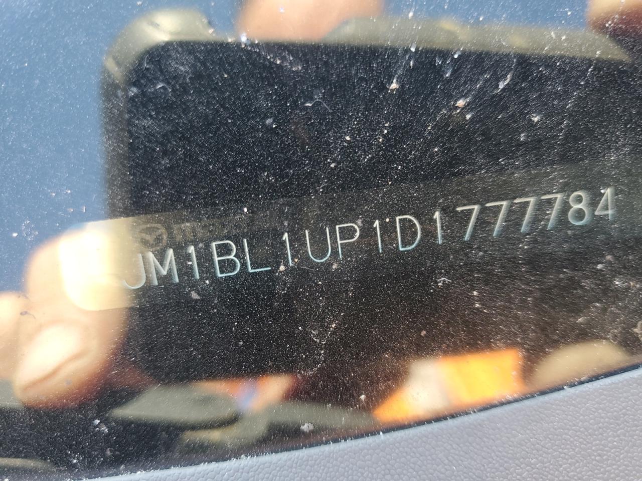 2013 Mazda 3 I VIN: JM1BL1UP1D1777784 Lot: 92200835