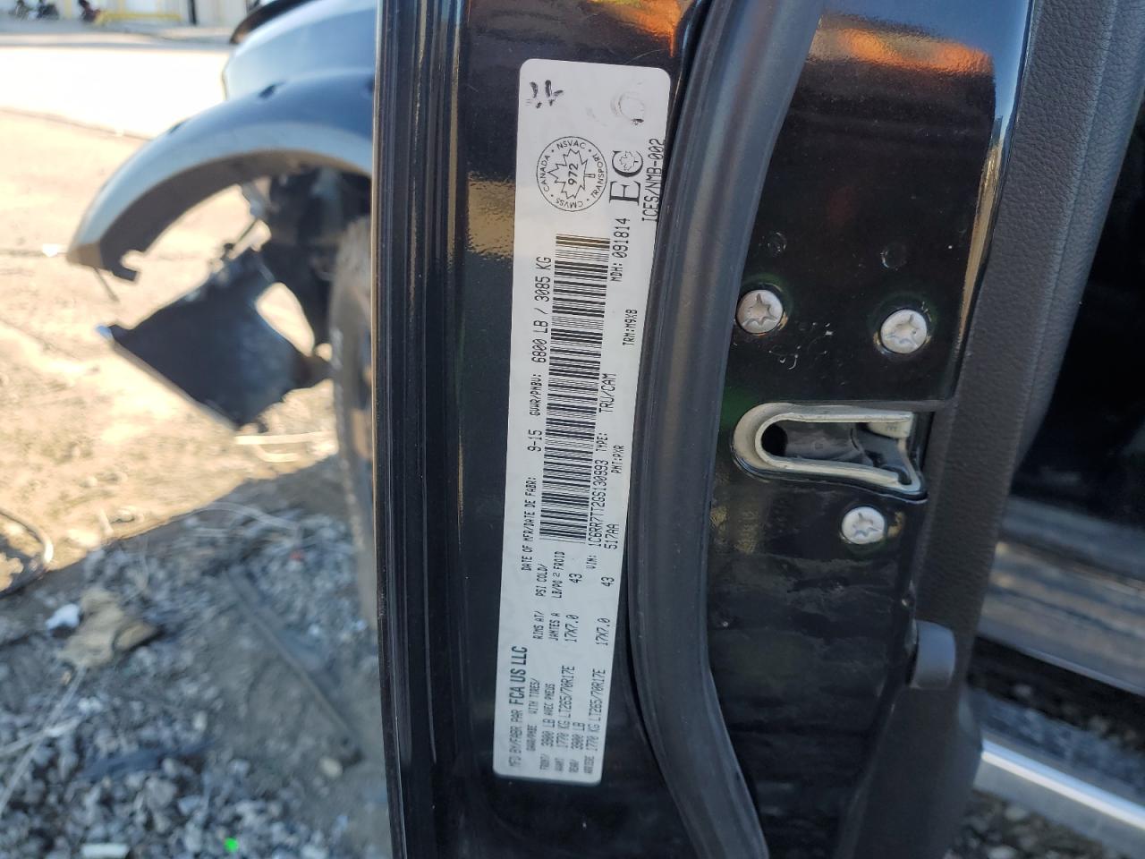 2016 Ram 1500 Slt VIN: 1C6RR7TT2GS130993 Lot: 90987305