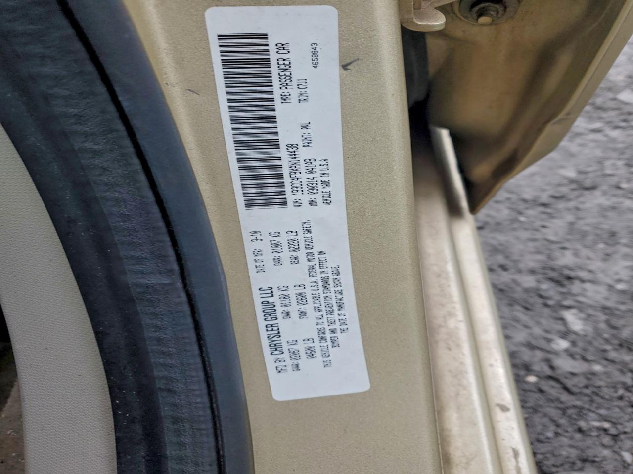 2010 Dodge Avenger Sxt VIN: 1B3CC4FBXAN144438 Lot: 91232435