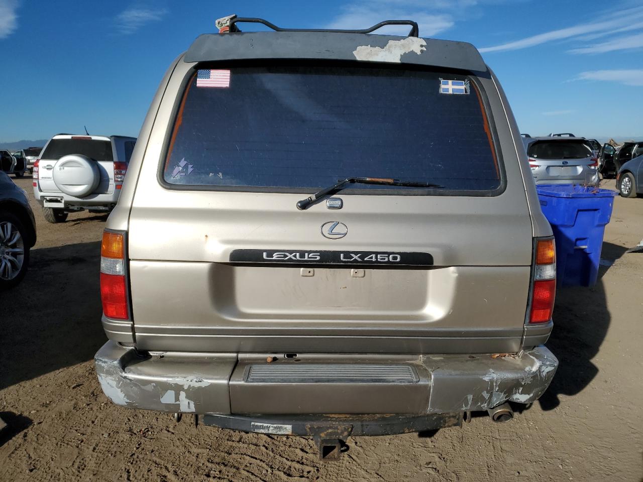 1997 Lexus Lx 450 VIN: JT6HJ88J6V0167635 Lot: 91500055