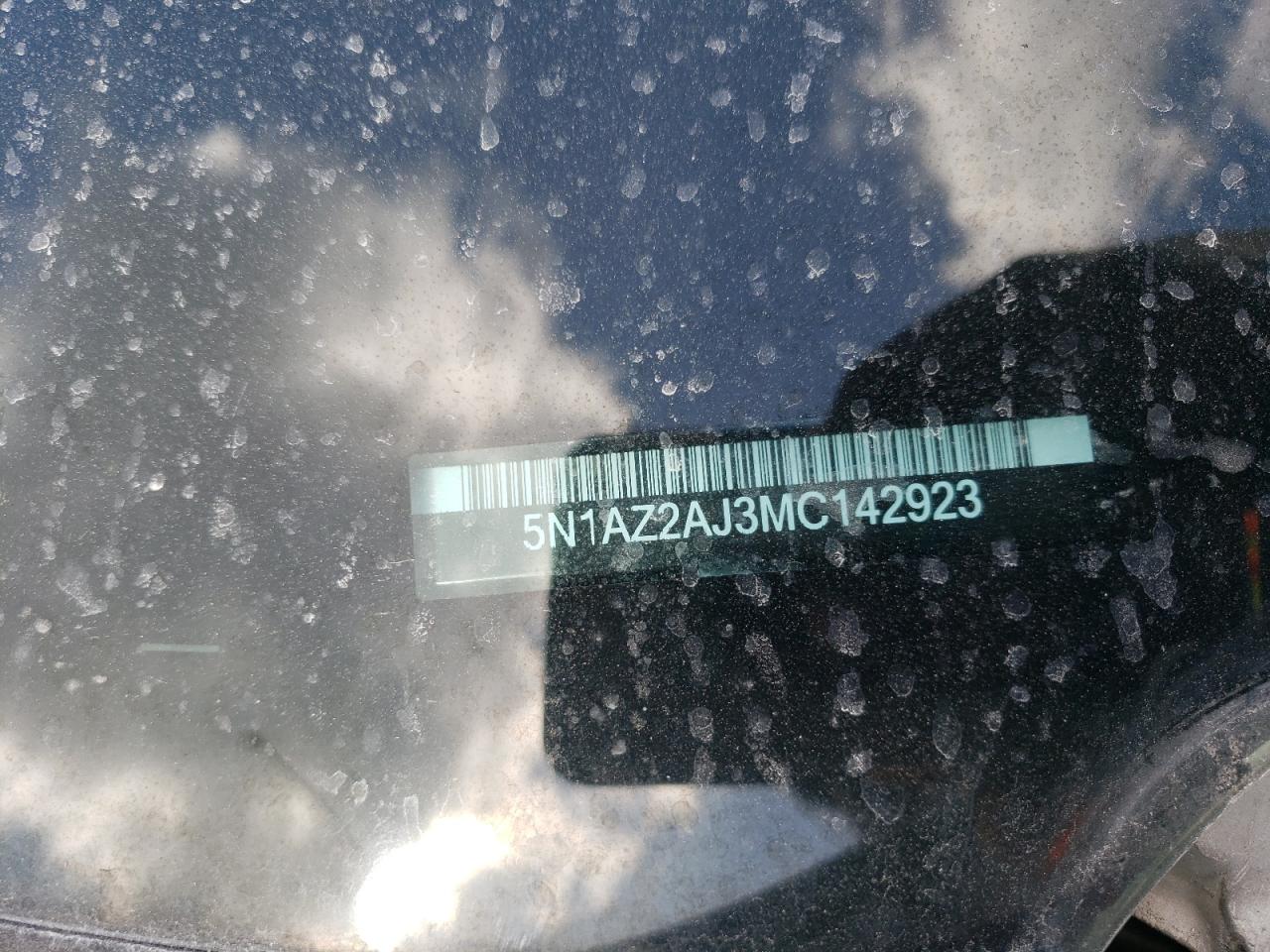 2021 Nissan Murano S VIN: 5N1AZ2AJ3MC142923 Lot: 93394945