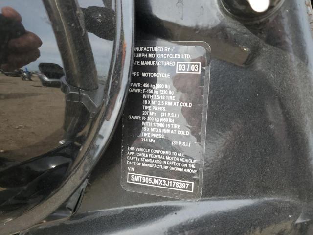 2003 TRIUMPH MOTORCYCLE BONNEVILLE AMERICA  