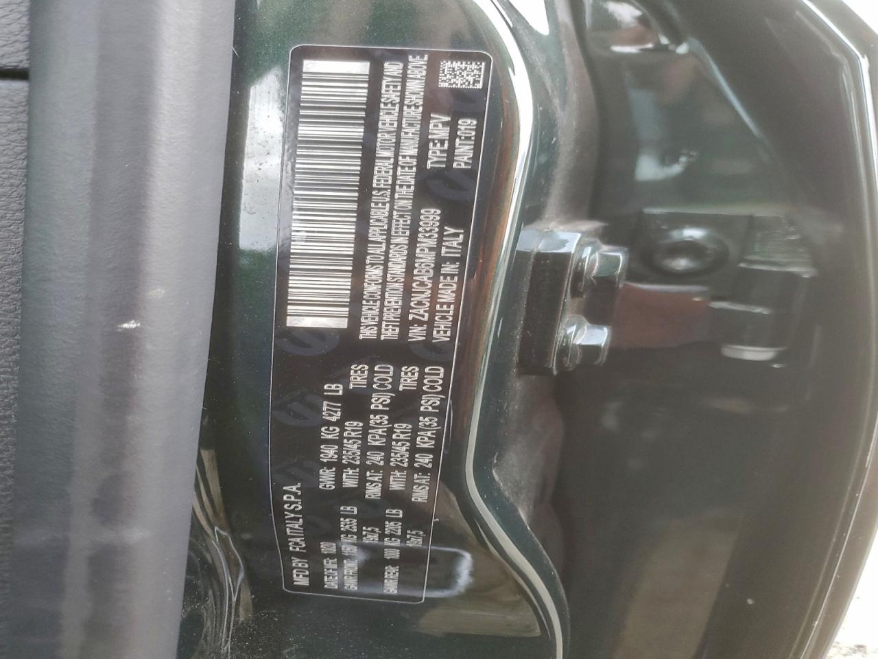 2021 Jeep Renegade Sport VIN: ZACNJCAB6MPM33999 Lot: 94036375