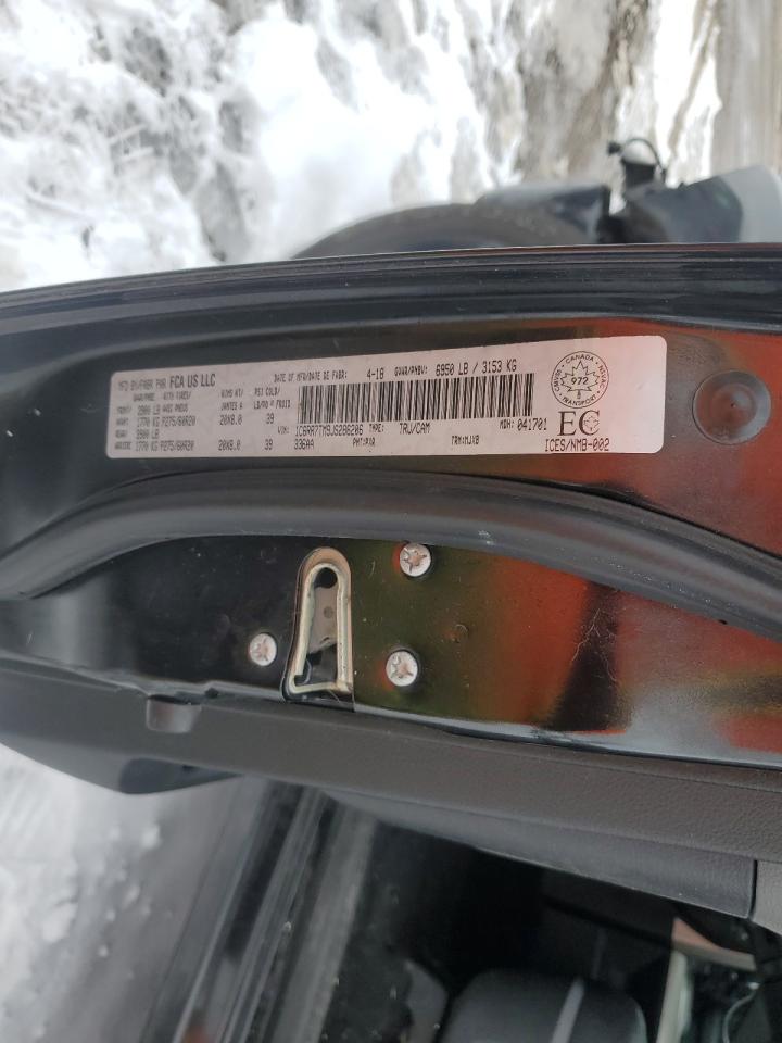 2018 Ram 1500 Slt VIN: 1C6RR7TM9JS286206 Lot: 92676495