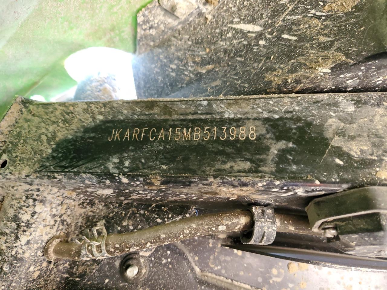 2021 Kawasaki Krf 1000 A VIN: JKARFCA15MB513988 Lot: 91377065