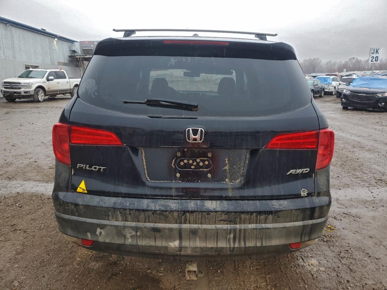 2016 Honda Pilot Exl VIN: 5FNYF6H60GB025134 Lot: 94344895