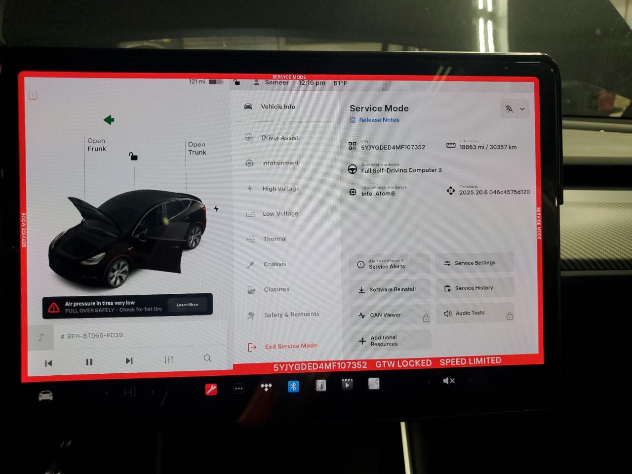 2021 Tesla Model Y VIN: 5YJYGDED4MF107352 Lot: 91910705