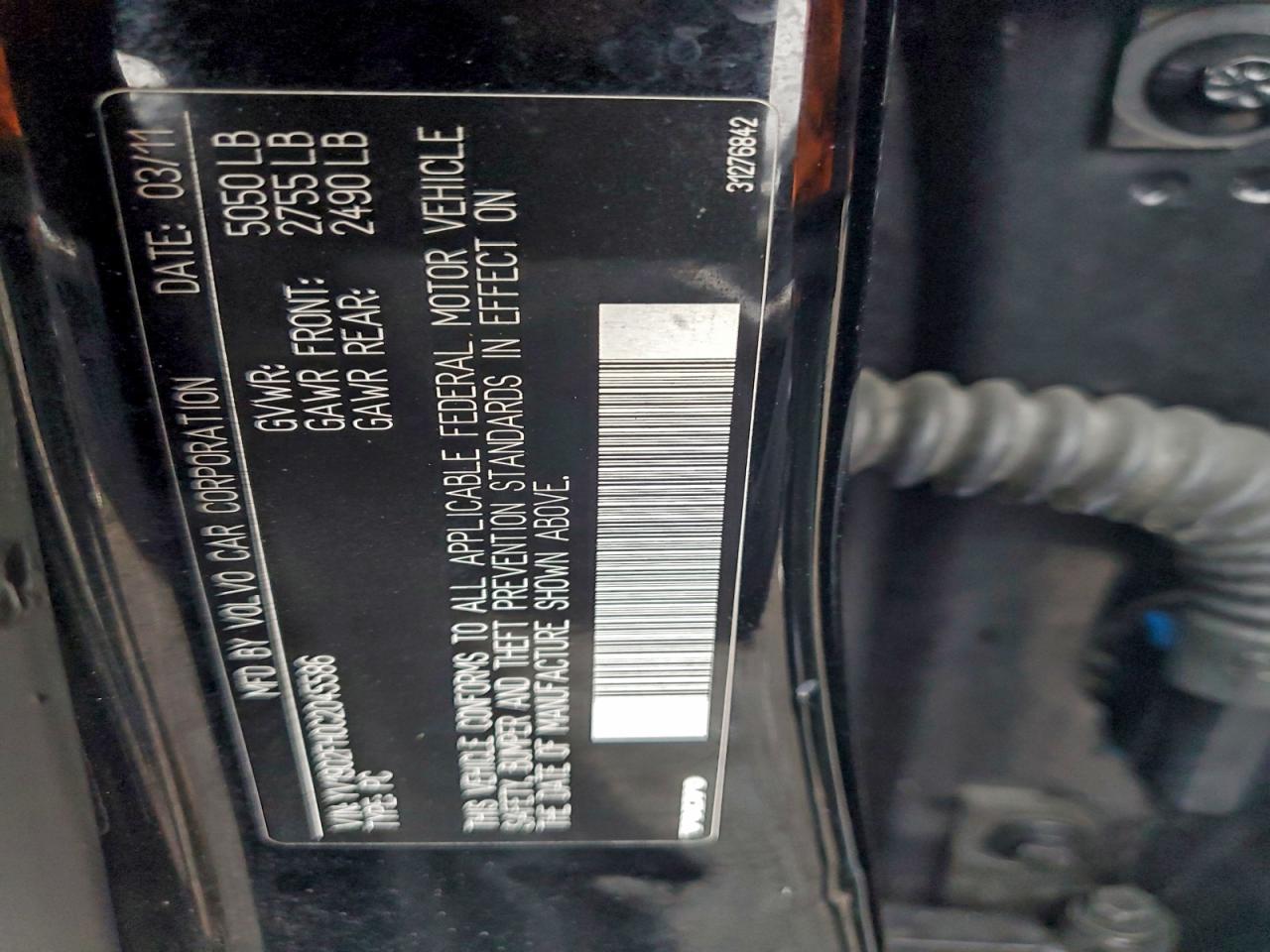 2012 Volvo S60 T6 VIN: YV1902FH0C2045586 Lot: 93677995