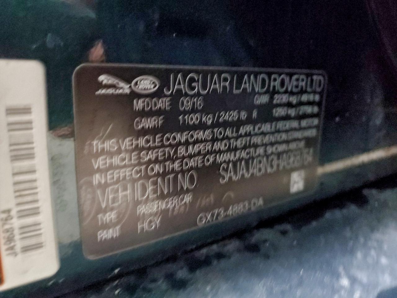 2017 Jaguar Xe Premium VIN: SAJAJ4BN3HA968764 Lot: 94234045