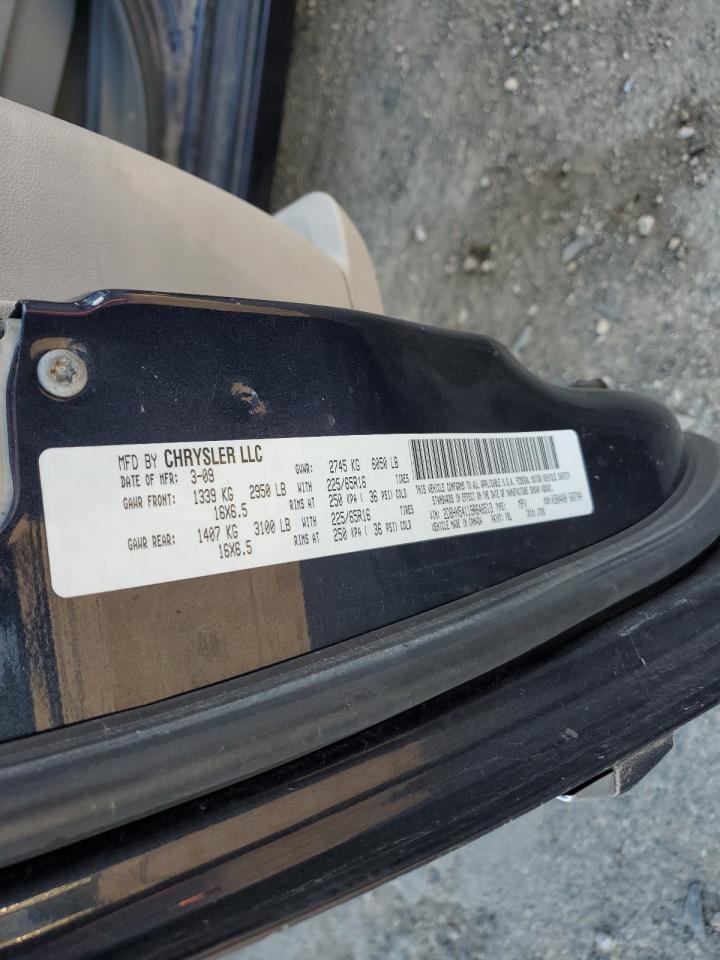 2009 Dodge Grand Caravan Sxt VIN: 2D8HN54119R646513 Lot: 92637515