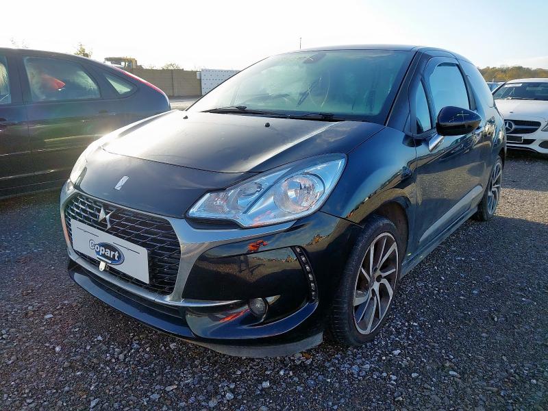 2017 DS DS 3 1.2 PURETECH 82 CONNECTED CHIC 3DR for sale at Copart YORK