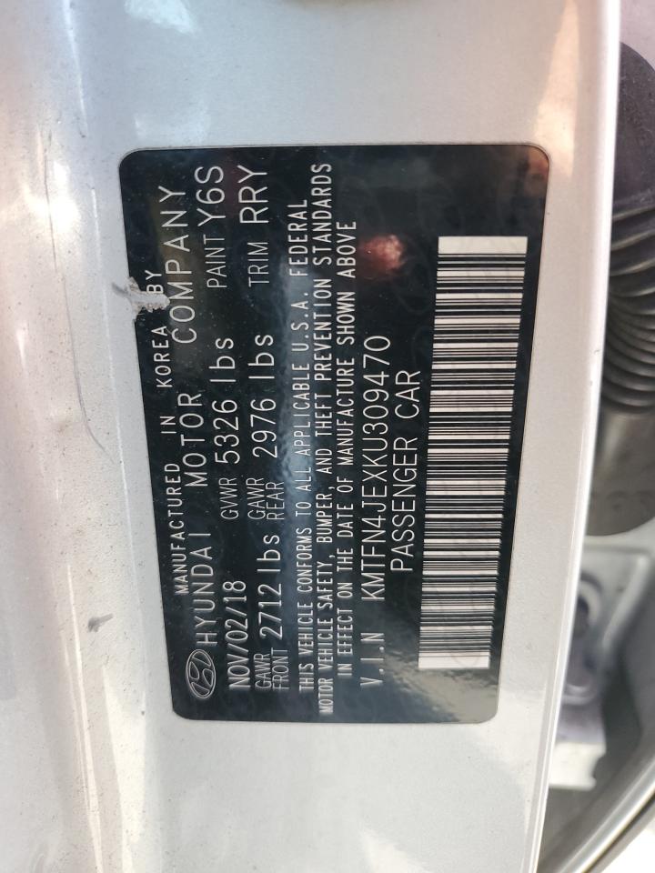 2019 Genesis G80 Base VIN: KMTFN4JEXKU309470 Lot: 91718965