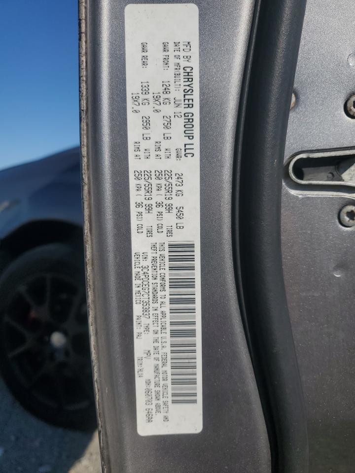 2012 Dodge Journey R/T VIN: 3C4PDCEG7CT353837 Lot: 91559145