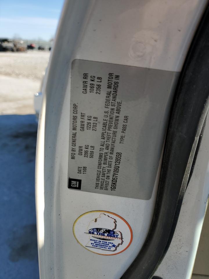 2008 Cadillac Dts VIN: 1G6KD57Y08U122953 Lot: 93141865