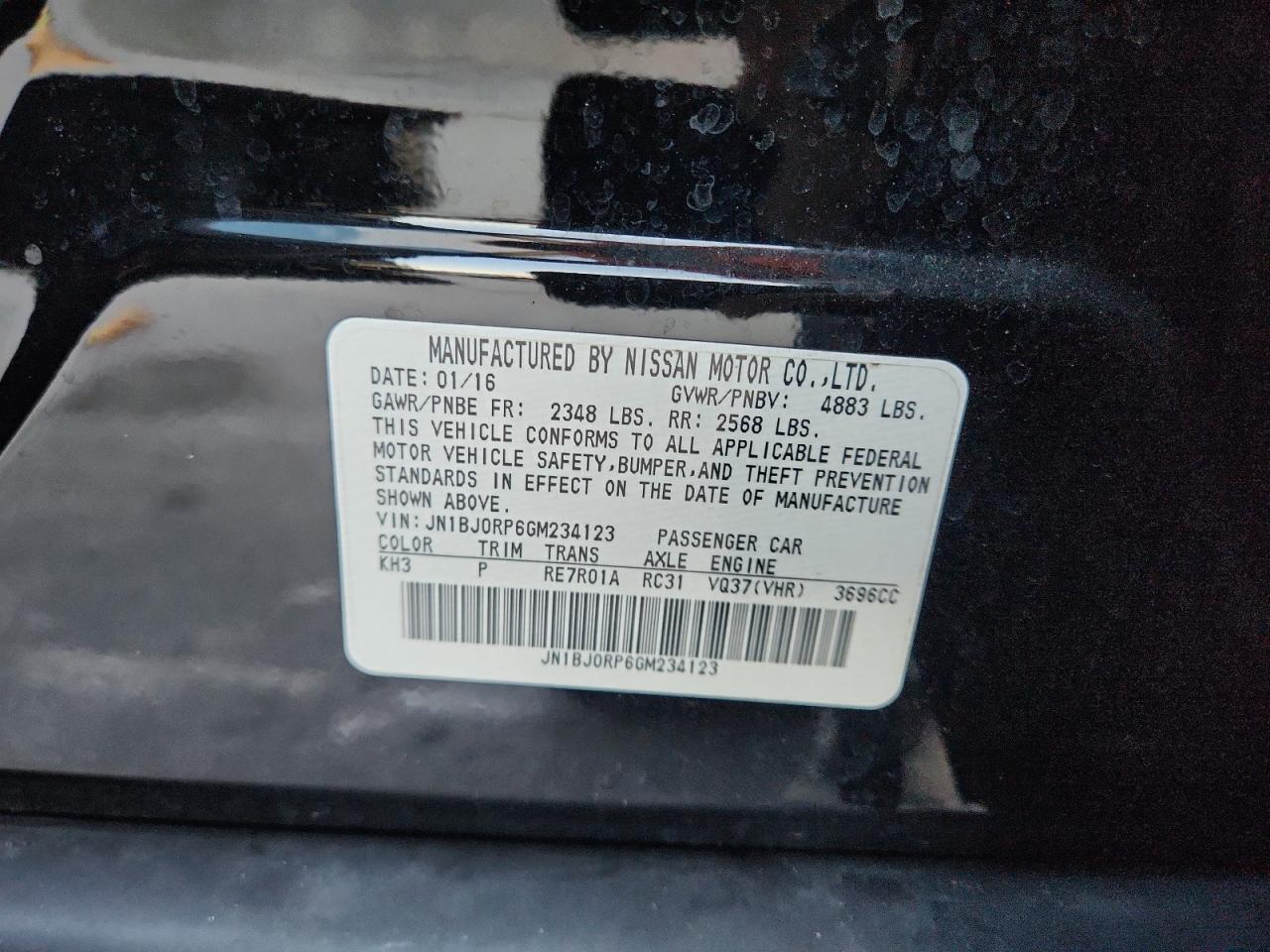 2016 Infiniti Qx50 VIN: JN1BJ0RP6GM234123 Lot: 91221725