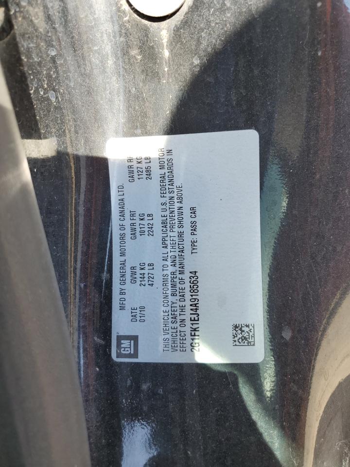 2010 Chevrolet Camaro Ss VIN: 2G1FK1EJ4A9185634 Lot: 92197845