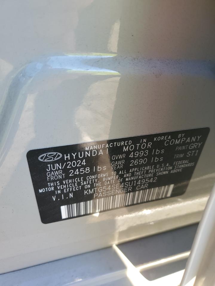 2025 Genesis G70 Sport Advanced VIN: KMTG54SE4SU149542 Lot: 91831585