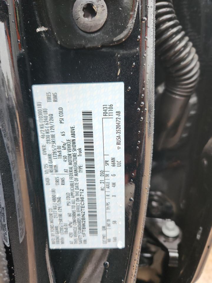 2026 Ford F250 Super Duty VIN: 1FT8W2BN2TEC98712 Lot: 93309245