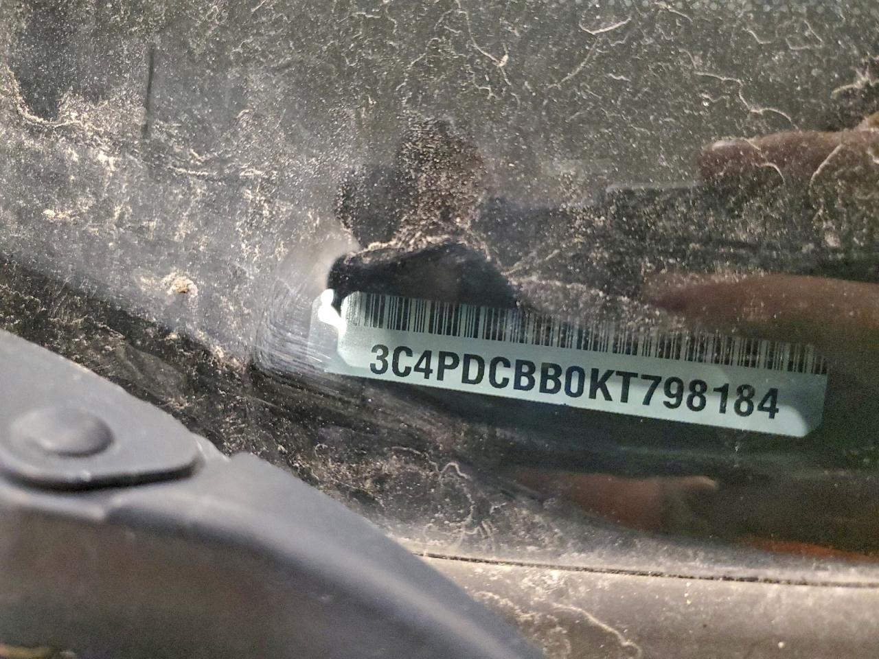 2019 Dodge Journey Se VIN: 3C4PDCBB0KT798184 Lot: 94083625