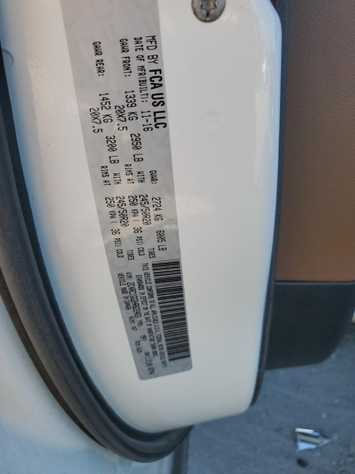 2017 Chrysler Pacifica Limited VIN: 2C4RC1GG2HR622463 Lot: 92048885