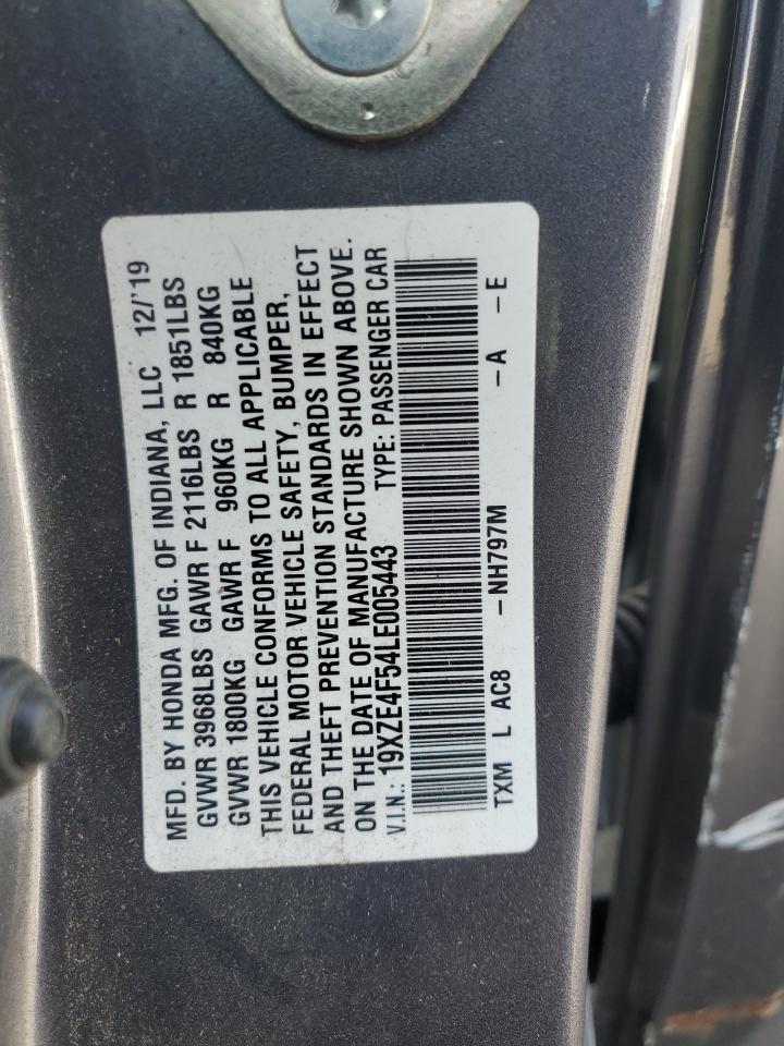 2020 Honda Insight Ex VIN: 19XZE4F54LE005443 Lot: 90651065