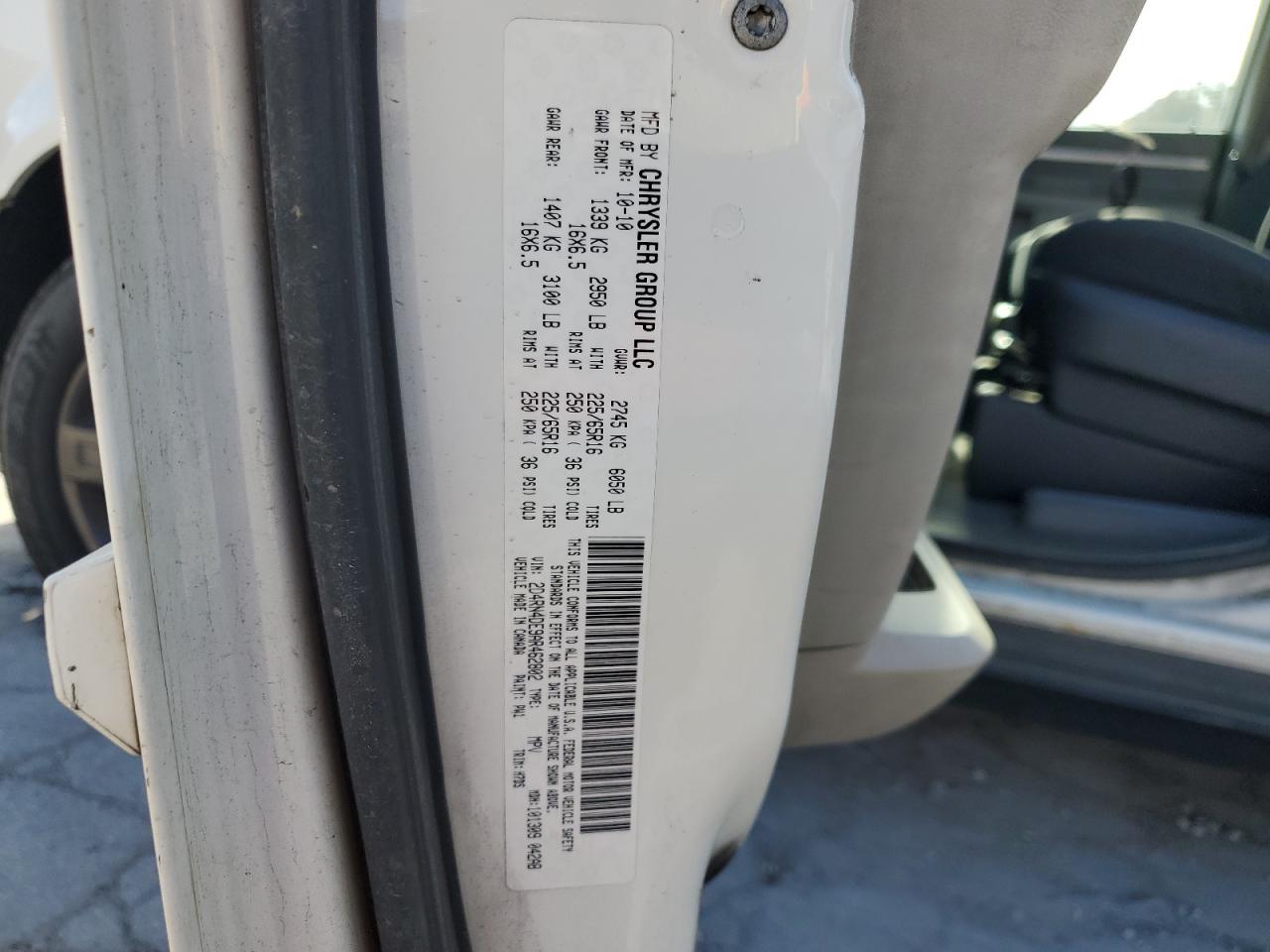 2010 Dodge Grand Caravan Se VIN: 2D4RN4DE9AR462802 Lot: 91087735