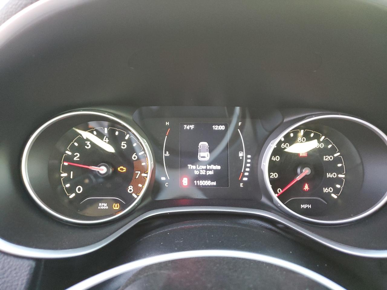 2017 Jeep Compass Sport VIN: 3C4NJCAB8HT672942 Lot: 90732045