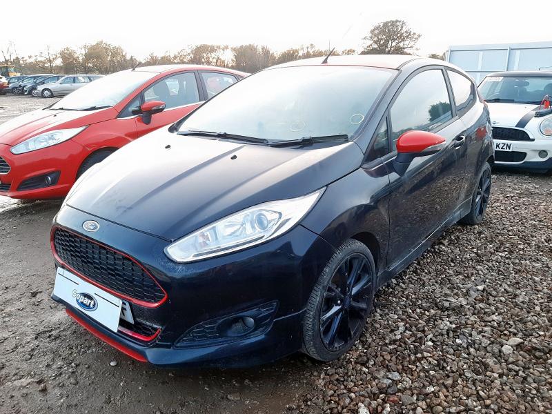 2015 FORD FIESTA 1.0 ECOBOOST 140 ZETEC S BLACK 3DR for sale at Copart COLCHESTER