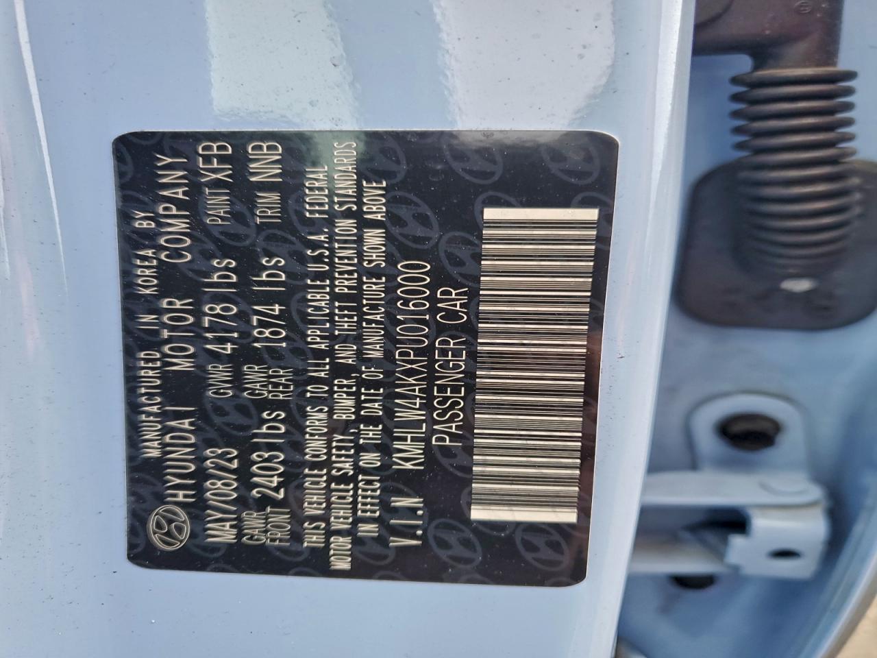 2023 Hyundai Elantra N VIN: KMHLW4AKXPU016000 Lot: 93935095