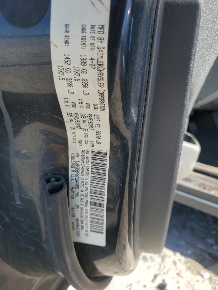 2007 Jeep Grand Cherokee Limited VIN: 1J8HR58P87C647089 Lot: 92857515