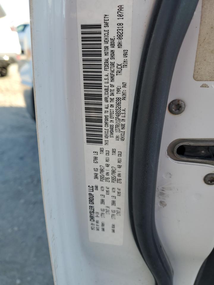 2011 Dodge Ram 1500 VIN: 1D7RV1GP4BS520698 Lot: 92808265