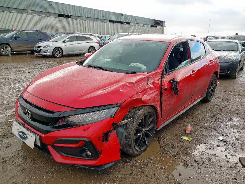 2021 HONDA CIVIC 1.5 VTEC TURBO SPORT 5DR for sale at Copart PETERLEE