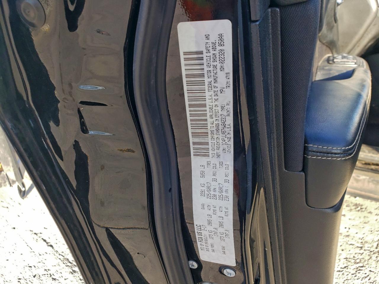 2017 Jeep Cherokee Sport VIN: 1C4PJLAB7HW642317 Lot: 93884075