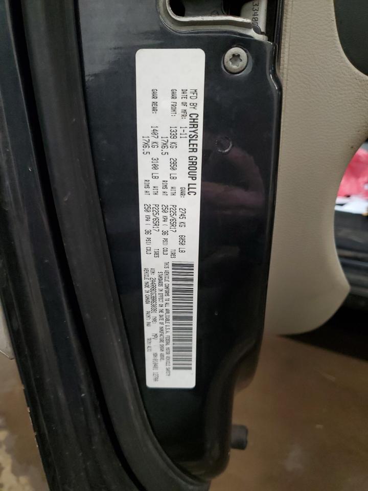 2011 Chrysler Town & Country Touring L VIN: 2A4RR8DG3BR630391 Lot: 93017175