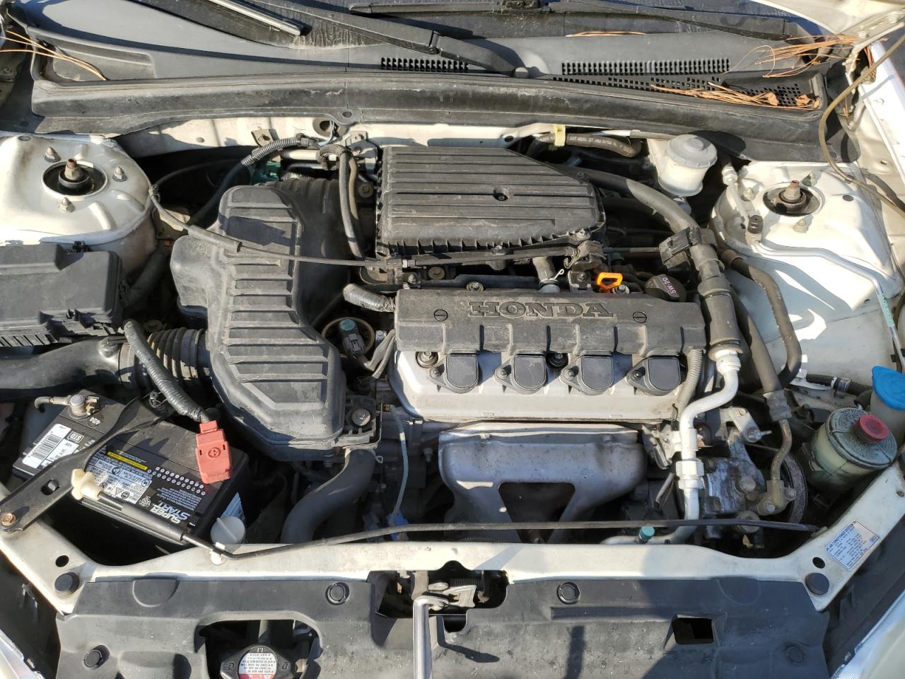 2004 Honda Civic Dx Vp VIN: 2HGES163X4H536156 Lot: 92329595