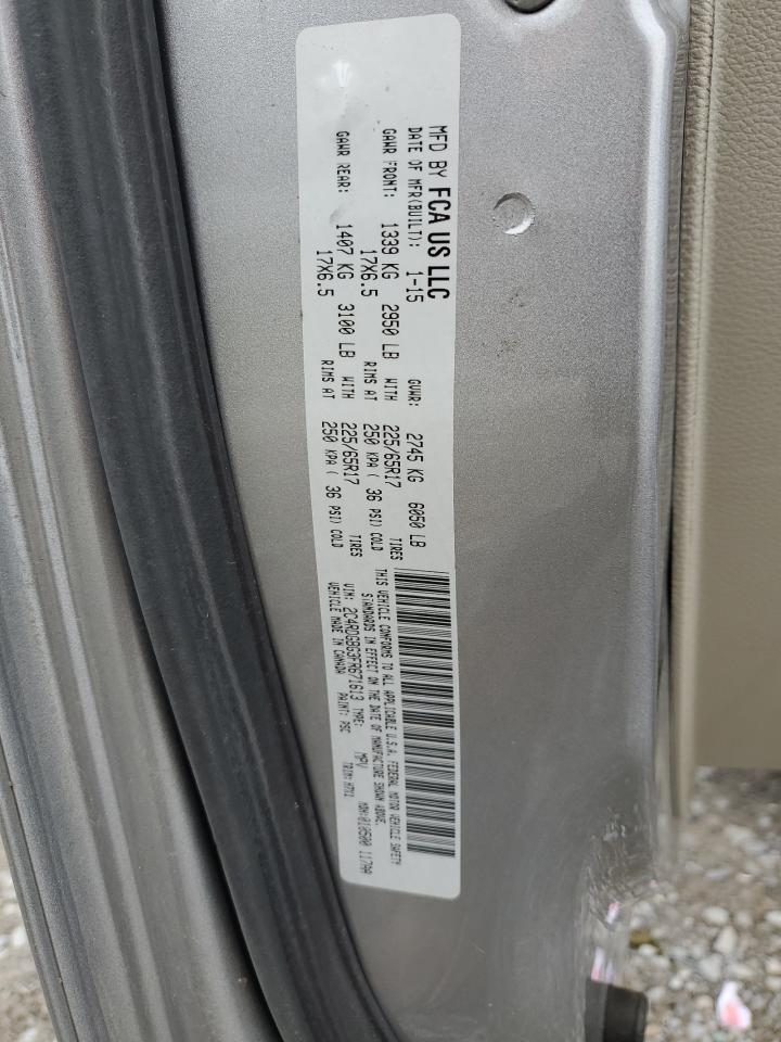 2015 Dodge Grand Caravan Se VIN: 2C4RDGBG3FR671613 Lot: 90880995