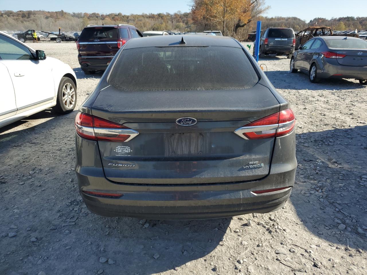 2019 Ford Fusion Se VIN: 3FA6P0LU5KR185109 Lot: 92451855