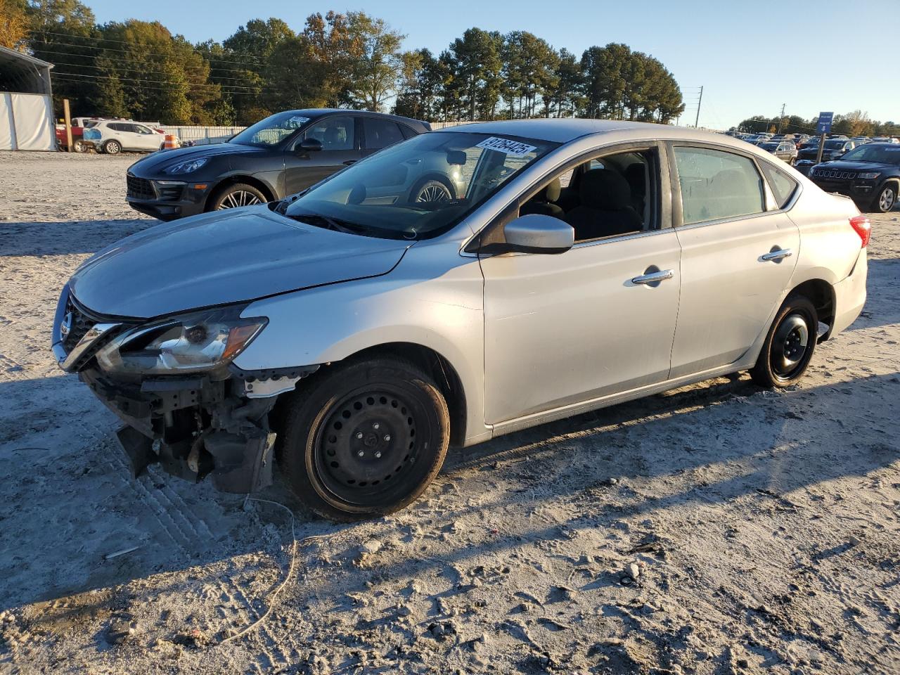 2016 Nissan Sentra S silver null gas 3N1AB7AP1GY219118 photo #1