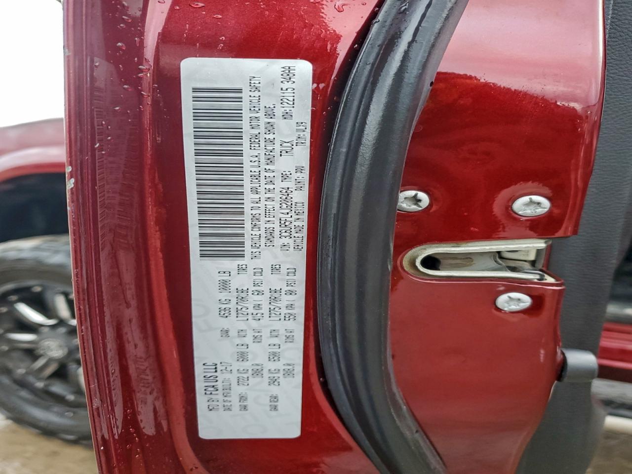 2018 Ram 2500 Laramie VIN: 3C6UR5FL4JG206464 Lot: 92330515